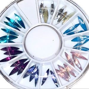 Hand Picked Opals & Solids Nail Crystals Set of 36 Pieces : High Quality Charms